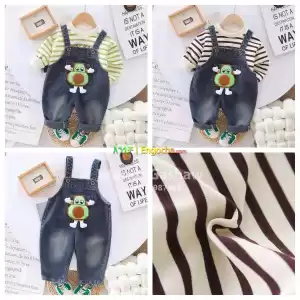 Carton zipper  ocket trousers & T-shirt set Price in Ethiopia